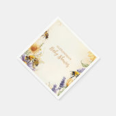 Mommy to Bee Wildblumen Babydusche Serviette (Ecke)