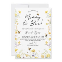 Mommy to Bee Wildlfower Baby Shower