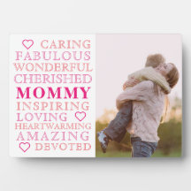 Mommy Typografy Modern Trendy Family Foto