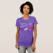 Mommy, um Baby Shower Girl modern. T-Shirt (Vorne ganz)