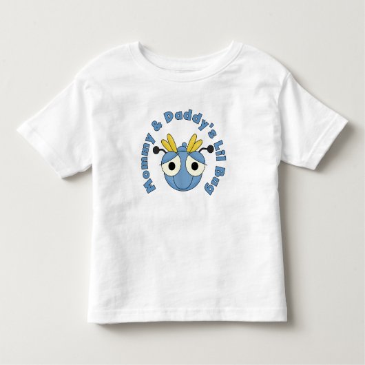 Mommy und Daddy's Lil Bug Kleinkind T-shirt (Vorderseite)