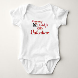 Mommy und Daddy's Little Valentine Baby Strampler