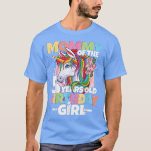 Mommy von der Geburtstagsfrau 5. Geburtstagstochte T-Shirt