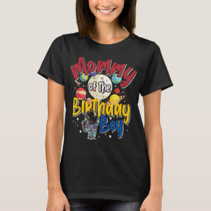 Mommy von der Geburtstagsmutter gibt Astronaut Bi T-Shirt