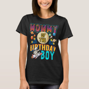 Mommy von der Geburtstagsmutter gibt Astronaut Bi T-Shirt