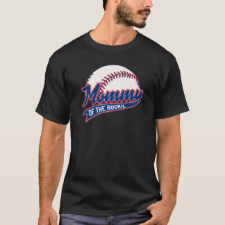Mommy von Rookie Birthday Baseball Theme Party Mat T-Shirt