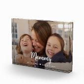 Mommy We Liebe You Modern Script Fotoblock (Rechts)