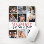 Mommy wir Liebe Sie Foto Collage Maus Pad Mousepad (Mit Mouse)