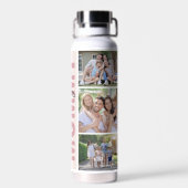 Mommy wir Liebe Sie Foto Collage Muttertag Trinkflasche (Rückseite)