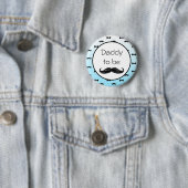 Mommy wird Boy's Baby Shower Mustache Button (Beispiel)
