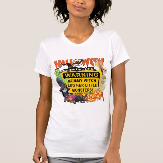 Mommy Witch Halloween T-Shirt (Vorderseite)