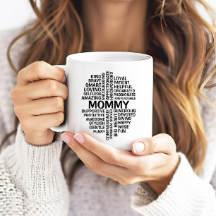 Mommy Word Cloud Name Kaffeetasse