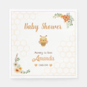 Mommy zu Baby-Dusche Napkins Serviette (Vorderseite)