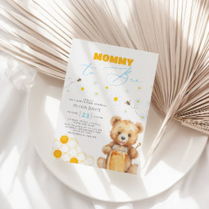 Mommy zu Honey Baby Bear Baby Dusche Einladung