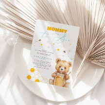 Mommy zu Honey Baby Bear Baby Dusche