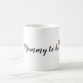 Mommy zu ladybug Tasse mit schwangerer Silhouette (Mittel)
