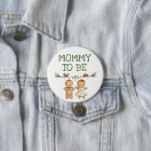 Mommy zu Lebkuchen Weihnachtsbaby Button (Beispiel)