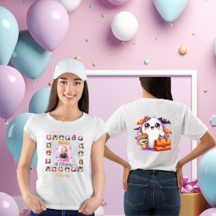 Mommys Birthday T Shirt Coffee Lover Ghost Thema