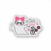 Mommy's Boo Halloween Aufkleber (Vorderseite)