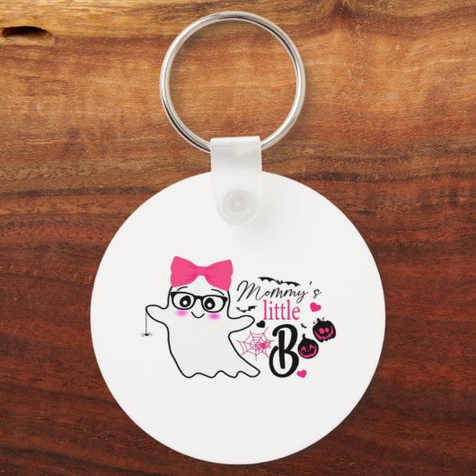 Mommy's Boo Halloween Schlüsselanhänger (Vorderseite)