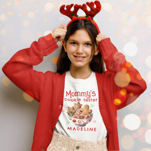 Mommy's Cookie Tester Niedlichen Weihnachtskeks T-Shirt
