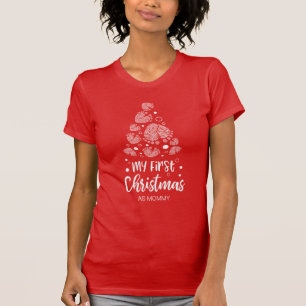 Mommys erste Weihnachten, weiße Babyfüße T-Shirt