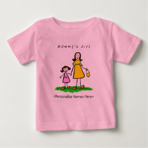 Mommy's Girl - Brünett Mother & Daughter Shirt