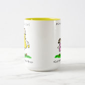 Mommy's Girl - Brünett Mother & Daughter Tasse (Mittel)