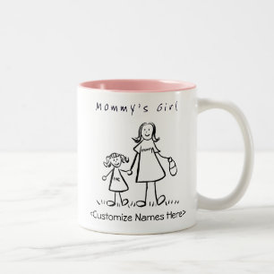 Mommy's Girl - Mother & Daughter Custom Tasse