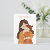 Mommy's Girl Postkarte (Stehend Vorderseite)