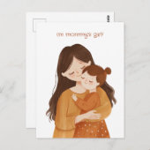 Mommy's Girl Postkarte (Vorne/Hinten)