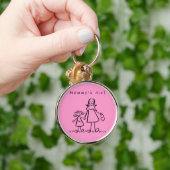 Mommy's Girl Zeichnend Schlüsselanhänger (Hand)