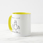 Mommy's Girl Zeichnend Tasse oder Cup (Vorderseite Links)