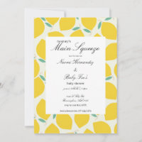 Mommy's Haupt Squeeze Lemon Citrus Baby Dusche