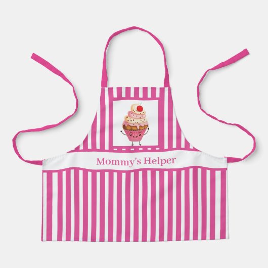 Mommy's helper cupcake backen Kinder Schürze (Vorderseite)