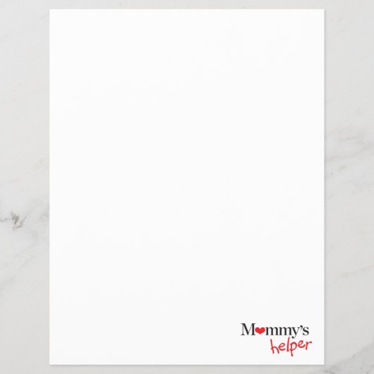 Mommy's Helper Flyer (Vorne)