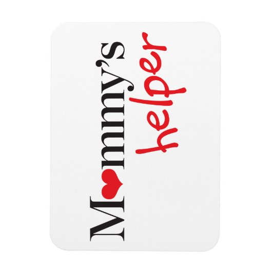 Mommy's Helper Magnet (Vertikal)