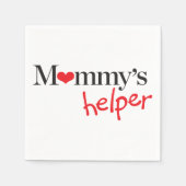 Mommy's Helper Serviette (Vorderseite)