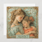 Mommy's Joy: Herzwärmende Nachrichten Feiertagskarte (Vorne/Hinten)