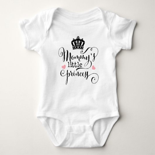 Mommy's kleine Prinzessin ein Stück für Baby Baby Strampler (Vorderseite)