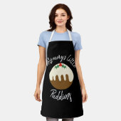 Mommy's kleine pudding Weihnachten schwanger Schürze (Getragen)