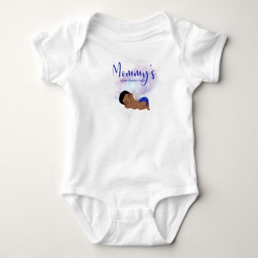Mommy's kleiner Baby-Engelszug Baby Strampler (Vorderseite)