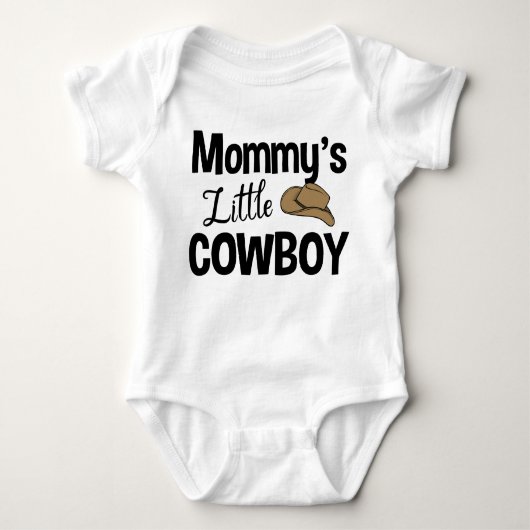 Mommy's kleiner Cowboy Baby Strampler (Vorderseite)