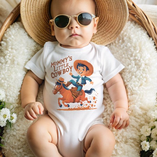 Mommy's kleiner Cowboy Baby Strampler