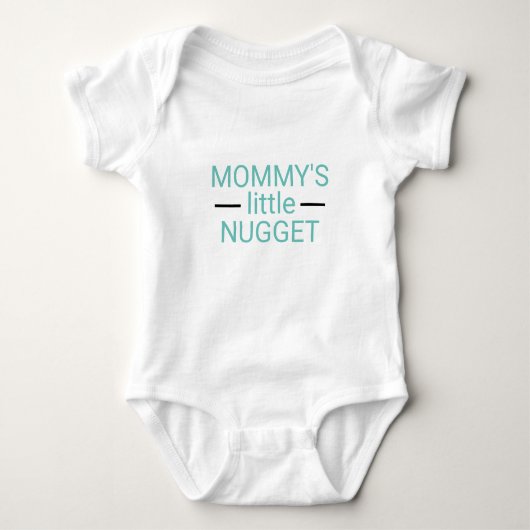 MOMMYS KLEINER NUGGET-NUGGET BABY STRAMPLER (Vorderseite)