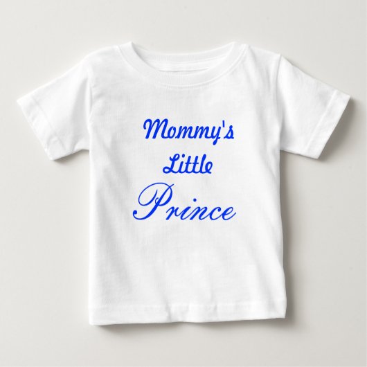 Mommy's Kleiner Prinz Baby T-shirt (Vorderseite)
