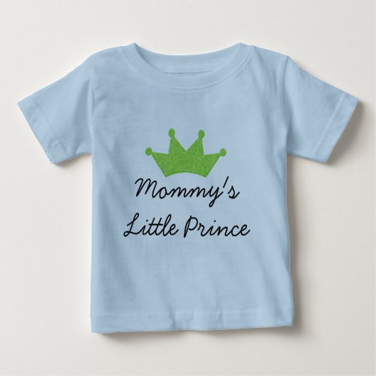 Mommy's Kleiner Prinz Baby T-shirt (Vorderseite)