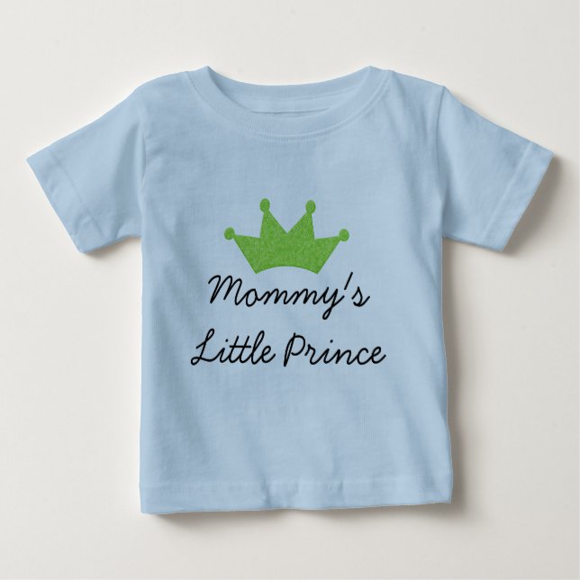 Mommy's Kleiner Prinz Baby T-shirt (Vorderseite)