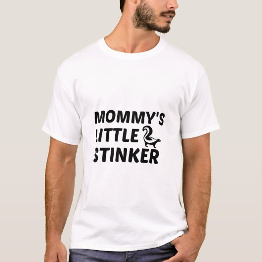 MOMMYS KLEINER STINKER-SKUNK T-Shirt (Vorderseite)