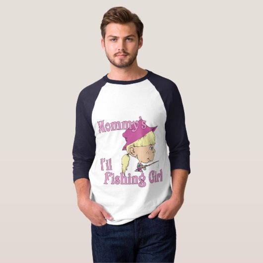 Mommy's kleines Fischermädchen T-Shirt (Vorne ganz)